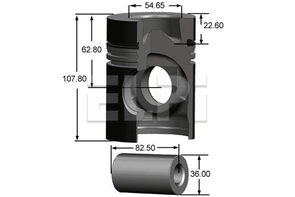 Piston LP181 3017 STD ELPI